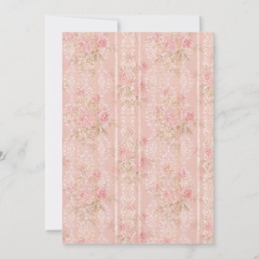  Bloemen 70e Verjaardagsuitnodiging Kaart (Achterkant)