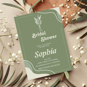 Bloemen 70S RETRO groovy hippie VRIJGEZELLENFEEST Kaart