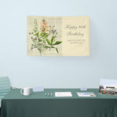  bloemen 80ste verjaardag spandoek (Beurs)