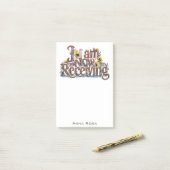 *~* Bloemen 8 IK ONTVANG NU AP85 Manifesting Post-it® Notes (Op bureau)