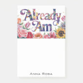 *~* Bloemen 8 REEDS AM AP85 Manifesting Post-it® Notes (Voorkant)