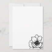 Bloemen 90ste verjaardag kaart (Achterkant)