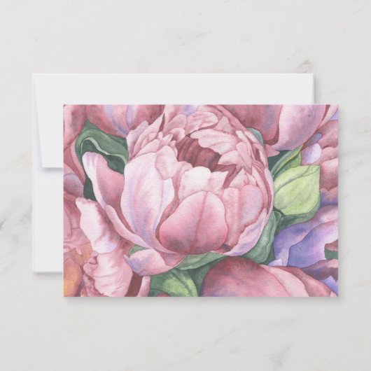 Bloemen 90ste Verjaardagsfeest Bedankkaart (Achterkant)