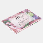  Bloemen 90ste Verjaardagsfeest Gastenboek (Hoek)