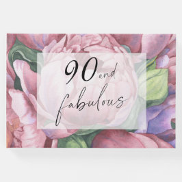  Bloemen 90ste Verjaardagsfeest Gastenboek
