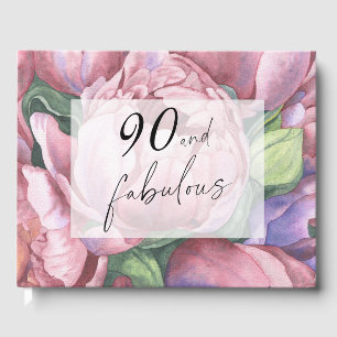 Bloemen 90ste Verjaardagsfeest Gastenboek