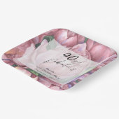  Bloemen 90ste Verjaardagsfeest Papieren Bordje (Gebogen)