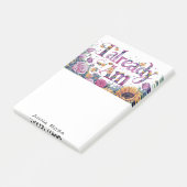 *~* Bloemen 9 AL AM AP85 Manifesting Post-it® Notes (Schuin)