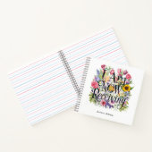 *~* Bloemen 9 IK ONTVANG NU AP85 Manifesting Notitieboek (Binnen)