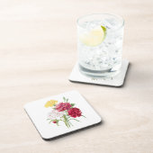 Bloemen: A008 Anjer - Bier Onderzetter (Rechterzijde)