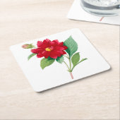 Bloemen: A010 Dhalia Doble Kartonnen Onderzetters (Schuin)