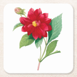 Bloemen: A010 Dhalia Doble Kartonnen Onderzetters