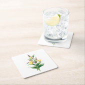 Bloemen: A011 Yellow Lady Slipper - Kartonnen Onderzetters (Insitu)