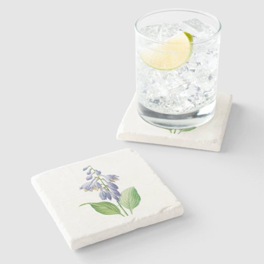 Bloemen: A012 Daylily Stenen Onderzetter (Zijkant)