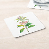 Bloemen: A013 Redvein Enkianthus - Kartonnen Onderzetters (Schuin)