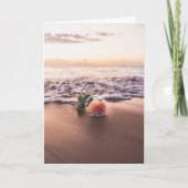 Bloemen aan de kust | liefhebben | Verjaardag Kaart (Voorkant)