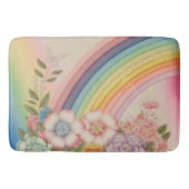 bloemen aan het einde van de regenboog badmat (Voorkant)
