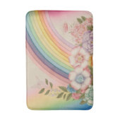 bloemen aan het einde van de regenboog badmat (Voorkant Verticaal)