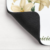 bloemen aangepast monogram mousepad muismat (Hoek)