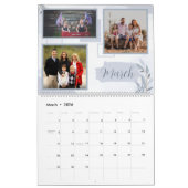 Bloemen Aangepaste Familie Foto Multi Foto Herinne Kalender (Mar 2026)