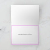  Bloemen Aangepaste Kaart voor Happy Birthday (Binnen)