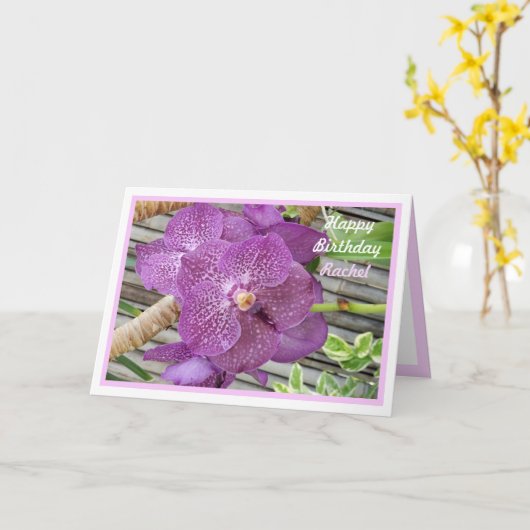  Bloemen Aangepaste Kaart voor Happy Birthday (Gele Bloem)