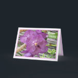 Bloemen Aangepaste Kaart voor Happy Birthday<br><div class="desc">Mooie bloemen. Binnenbericht volledig aanpasbaar.</div>