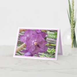 Bloemen Aangepaste Kaart voor Happy Birthday