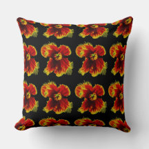 Bloemen,  Aangepaste Katoenen Worpkussen 20x20 van