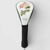  bloemen, aangepaste monogram driver cover (Voorkant)