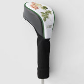  bloemen, aangepaste monogram driver cover (Schuin)