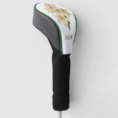  bloemen, aangepaste monogram driver cover (Schuin)