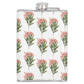 bloemen aangepaste monogram kolven 3 heupfles (Achterkant)