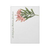bloemen aangepaste monogram notebooks 3 notitieblok (Linkerzijde)