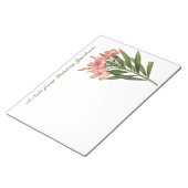 bloemen aangepaste monogram notebooks 3 notitieblok (Schuin)
