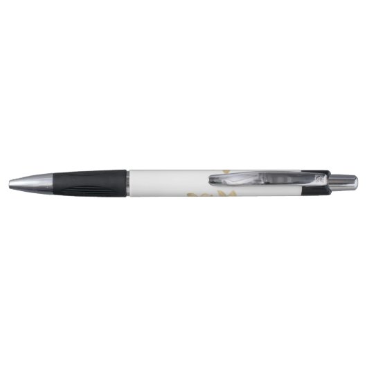 bloemen aangepaste monogram pen 1 (Achterkant)