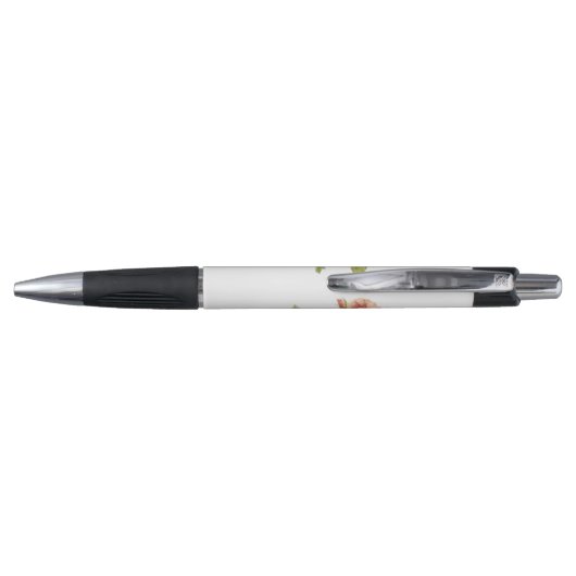 bloemen aangepaste monogram pen 2 (Achterkant)