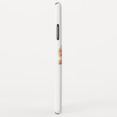  bloemen aangepaste monogram telefoongevallen Case-Mate iPhone case (Achterkant/rechts)