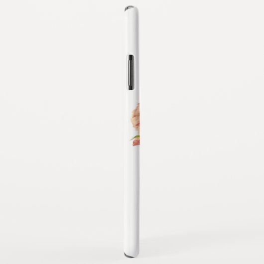 bloemen aangepaste monogram telefoongevallen Case-Mate iPhone case (Achterkant/rechts)