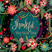 Bloemen aangepaste naam dankbaar citaat Modern Case-Mate iPhone Case