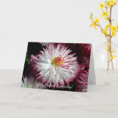 Bloemen Aangepaste Sympathie Wenskaart Kaart (Gele Bloem)