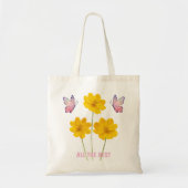 Bloemen aanpassen tote bag (Voorkant)