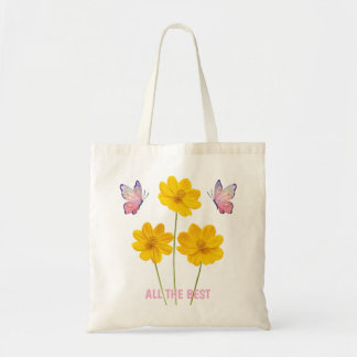 Bloemen aanpassen tote bag