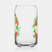 Bloemen Aardbeien Gans Duck Blikvorm Glas (Links)