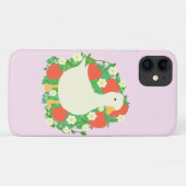Bloemen Aardbeien Gans Duck Case-Mate iPhone Case (Achterkant (horizontaal))
