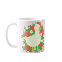 Bloemen Aardbeien Gans Duck