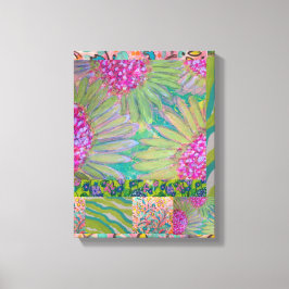 Bloemen Abstract 8 Canvas Afdruk