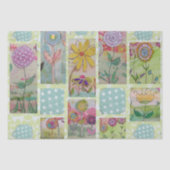 Bloemen Abstract 9 Tissuepapier (Voorkant)