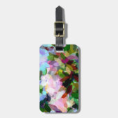 BLOEMEN ABSTRACT BAGAGELABEL (Voorkant verticaal)