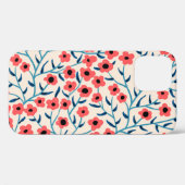 Bloemen Abstract: Bloeiende Patroon. Case-Mate iPhone Case (Achterkant (horizontaal))
